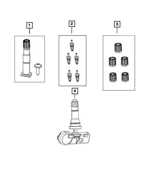 Tire Monitoring System for 2019 Dodge Grand Caravan #0