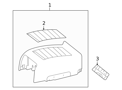 Rear Console for 2010 Mercedes-Benz CL63 AMG #0
