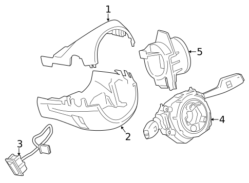 Shroud, Switches & Levers for 2014 BMW 328i #0