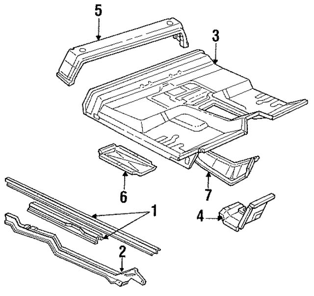 F2TZ1510129A - Body: Rocker Panel for Ford: Bronco, F-150, F-250, F-250 HD, F-350, F-Super Duty Image