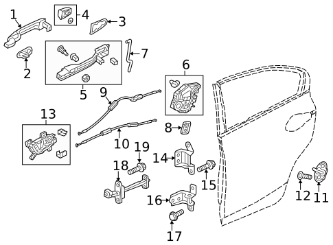 Front Door for 2022 Honda Insight #0