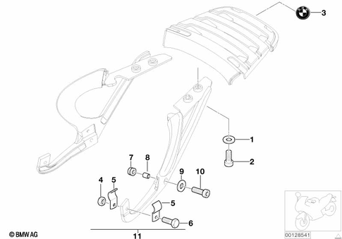 Luggage System for 1998 BMW-Motorrad R 1100 R #1