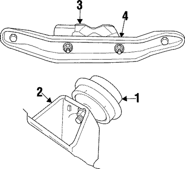 90496673 - Engine: Engine Mount Bracket for GM Image