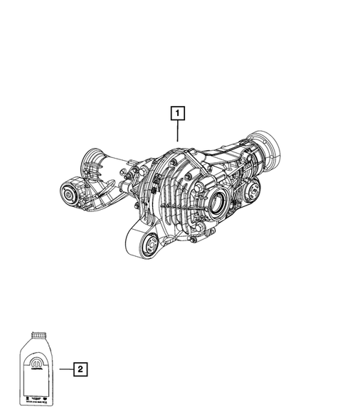 Front Axle Assembly for 2024 Dodge Durango #0