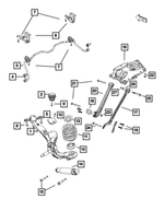 6106106AA - Rear Suspension: Cap Head Screw And Washer for Fiat: 500 | Ram: ProMaster City Image