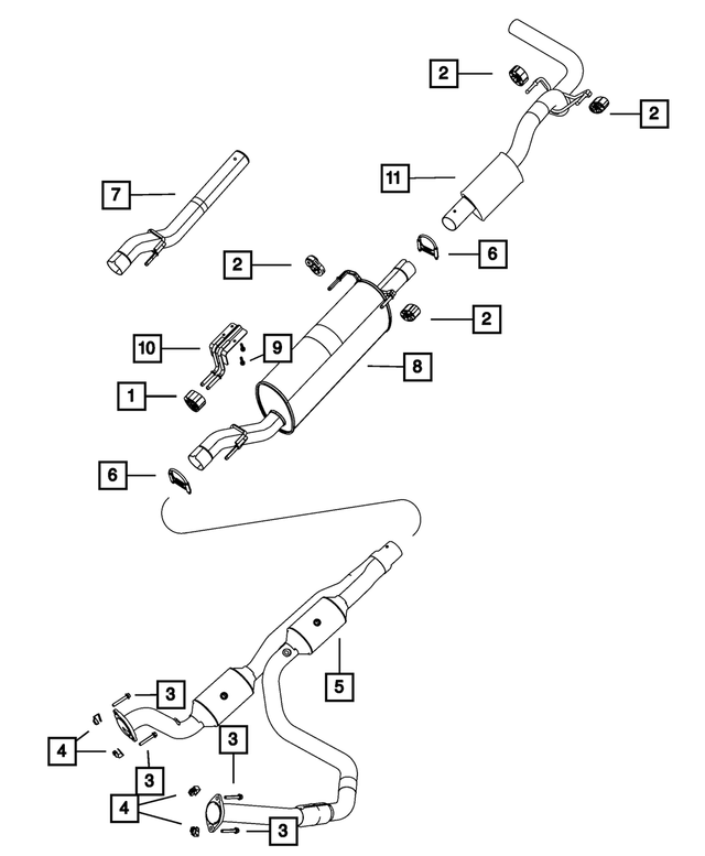 52122651AF - Exhaust: Exhaust Support Isolator for Mopar Image image