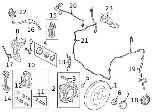 Hardware, Fasteners & Fittings for 2009 Lincoln Navigator #1