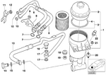 11427511169 - Engine: Oil Filter without Oil Cooler Connection for BMW Image