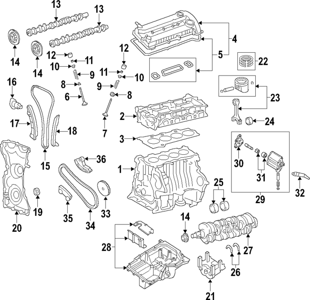 L3Y011SA0 - Engine: Piston for Mazda Image