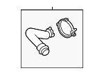9A712210110 - Cooling System: Coolant Hose for Porsche Image