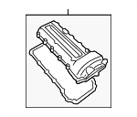 C2C40021 - Engine: Valve Cover for Jaguar: S-Type, Super V8, Vanden Plas, XJ8, XJR, XK8, XKR Image