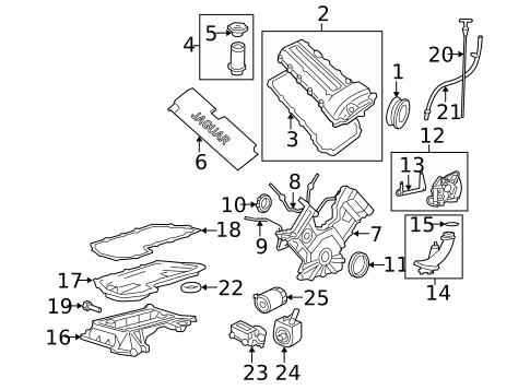 Engine Parts for 2007 Jaguar S-Type #0