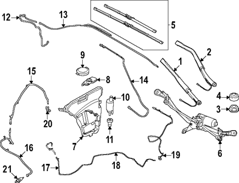 Wiper & Washer Components for 2024 BMW 540i xDrive #0