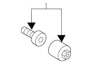4F0698139C810 - Suspension: Wheel Lug Bolt for Audi Image