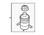 571502P100DS - Steering: Reservoir for Hyundai Image