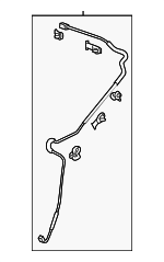 39163TA0A01 - Electrical: Antenna Cable for Honda: Accord Image