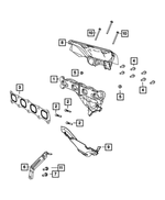 6508634AA - 2.4L Gas; Engine: Bolt, Mounting for Mopar Image