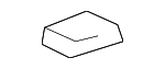 7231886Z00 - Body: Bumper Cover Retainer Nut for Suzuki Image