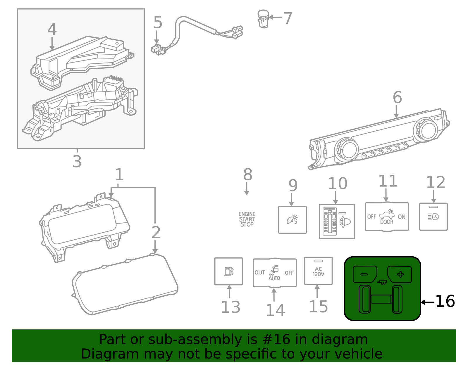 Toyota OEM Trailer Brake Control 84391-AK010 | Toyota OEM Parts Giant