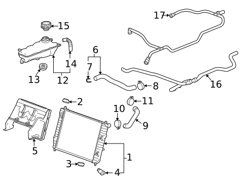 Radiator & Components for 2013 Chevrolet Corvette #2