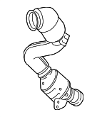 2234900800 - : Catalytic Converter for Mercedes-Benz Image