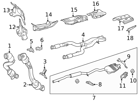 Mufflers for 2024 Mercedes-Benz S63 AMG E Performance #0