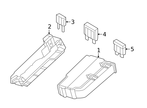 Fuse & Relay for 2018 Audi RS5 #2