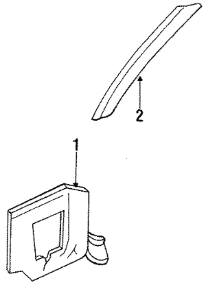 Interior Trim - Pillars for 1985 Nissan 300ZX | Parts Berman