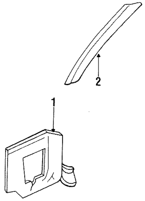 Interior Trim - Pillars for 1988 Nissan 300ZX #0