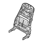 HFA501360 - Body: Seat Back Frame for Land Rover: Range Rover Image