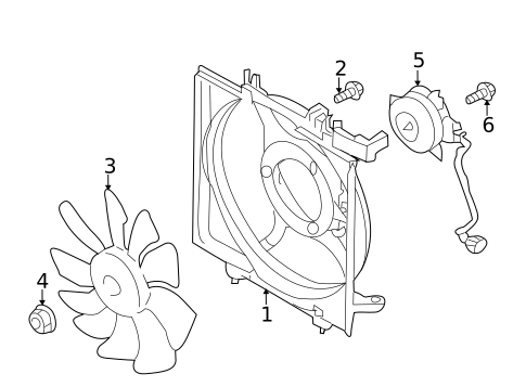 Cooling Fan for 2018 Subaru WRX #0
