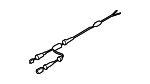 4K0972252B - Brakes: ABS Sensor Wire for Audi Image