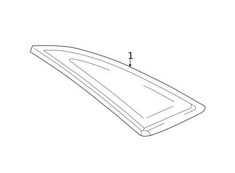 Glass & Hardware for 2004 Lexus IS300 #0