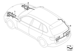 61119285838 - Vehicle Electrical System: Front Left Repair Wiring Set for BMW Image