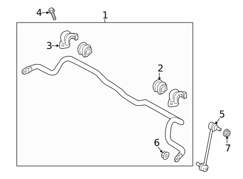 Stabilizer Bar & Components for 2020 Hyundai Elantra #0