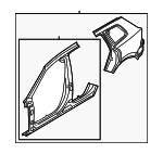7P6809603A - Body: Uniside Panel for Volkswagen: Touareg Image