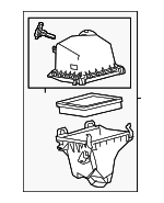 1770036340 - : Air Cleaner Assembly for Toyota: RAV4 Image