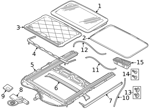 Sunroof for 2004 Jaguar XJ8 #0