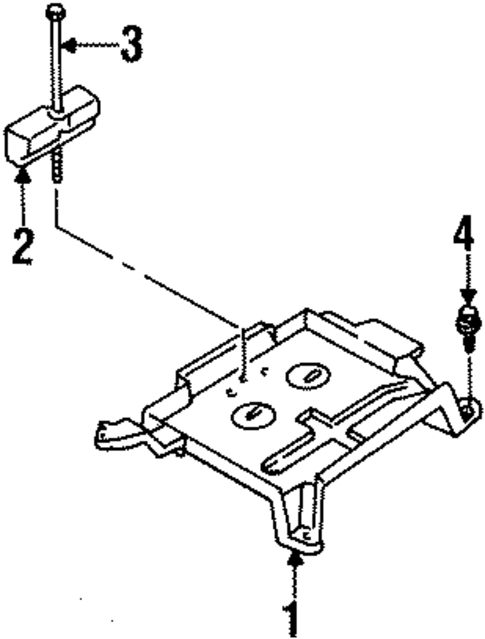 Battery for 1997 Mercury Tracer #0