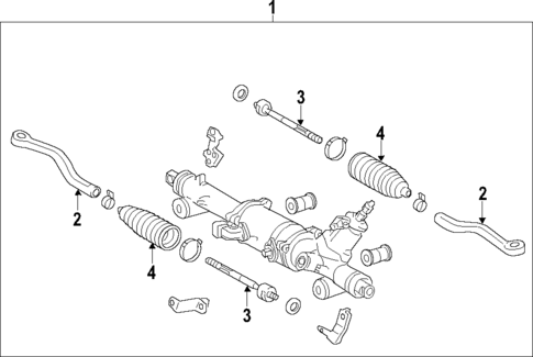 Steering Gear & Linkage for 2011 Lexus IS F #2