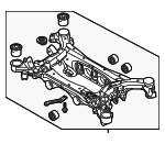 554053T250 - : Cross-Member for Kia: K900 Image