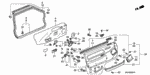 75522611000 - Interior/Bumper: GROMMET, SCREW (4MM) for Honda Image