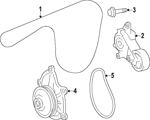 Belts & Pulleys for 2024 Toyota Tacoma #0