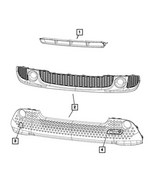 68111678AB - Exterior Ornamentation: Lower Grille for Fiat: 500 Image