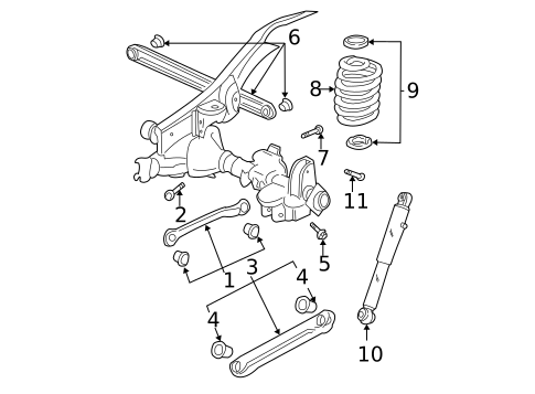 Suspension, Springs & Related Components for 2002 GMC Yukon #0