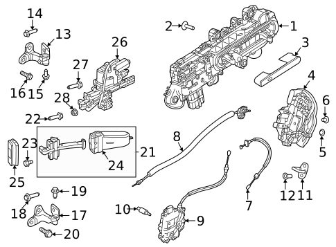 Lock & Hardware for 2022 Land Rover Range Rover #5