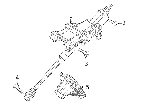 Steering Column Assembly for 2017 Ford Fusion #0