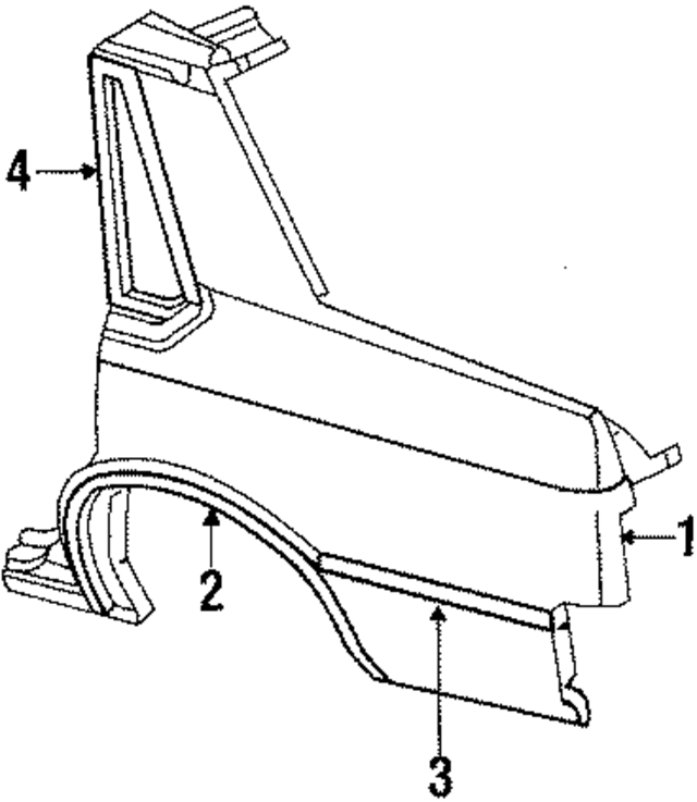 4339044 - Body: Molding for Mopar Image