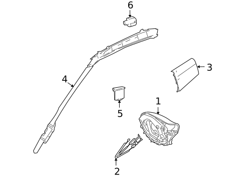 Air Bag Components for 2009 Dodge Sprinter 2500 #0