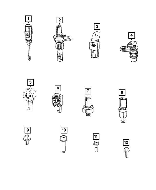 6502993 - Electrical: Hex Flange Head Bolt for Mopar Image